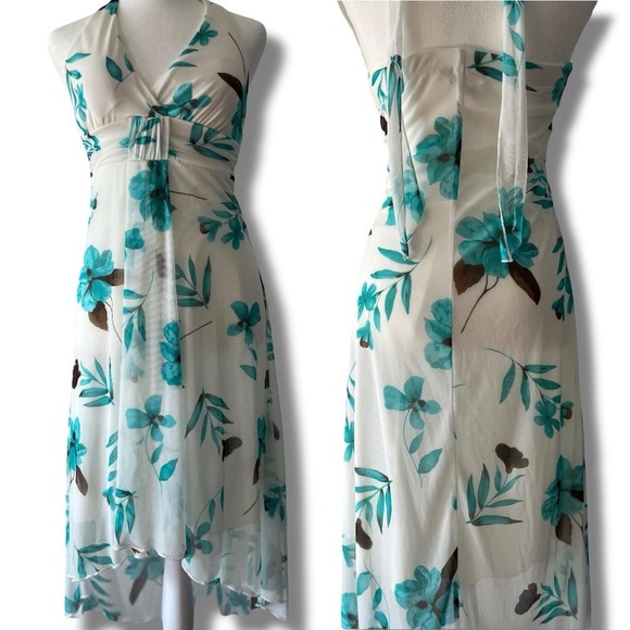 Speechless Dresses & Skirts - Speechless Women's White and Blue Dress Size Small